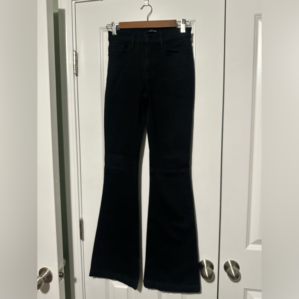 J Brand 26 Maria Flare in Black